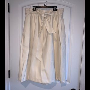 Who What Wear faux leather midi skirt